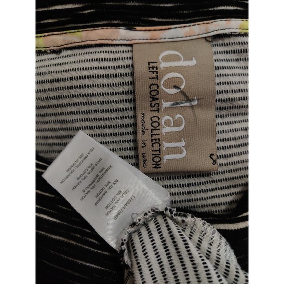 Anthropologie Dolan Left Coast Black Textured Cowl Neck Long Sleeve Top Size S - Picture 10 of 10